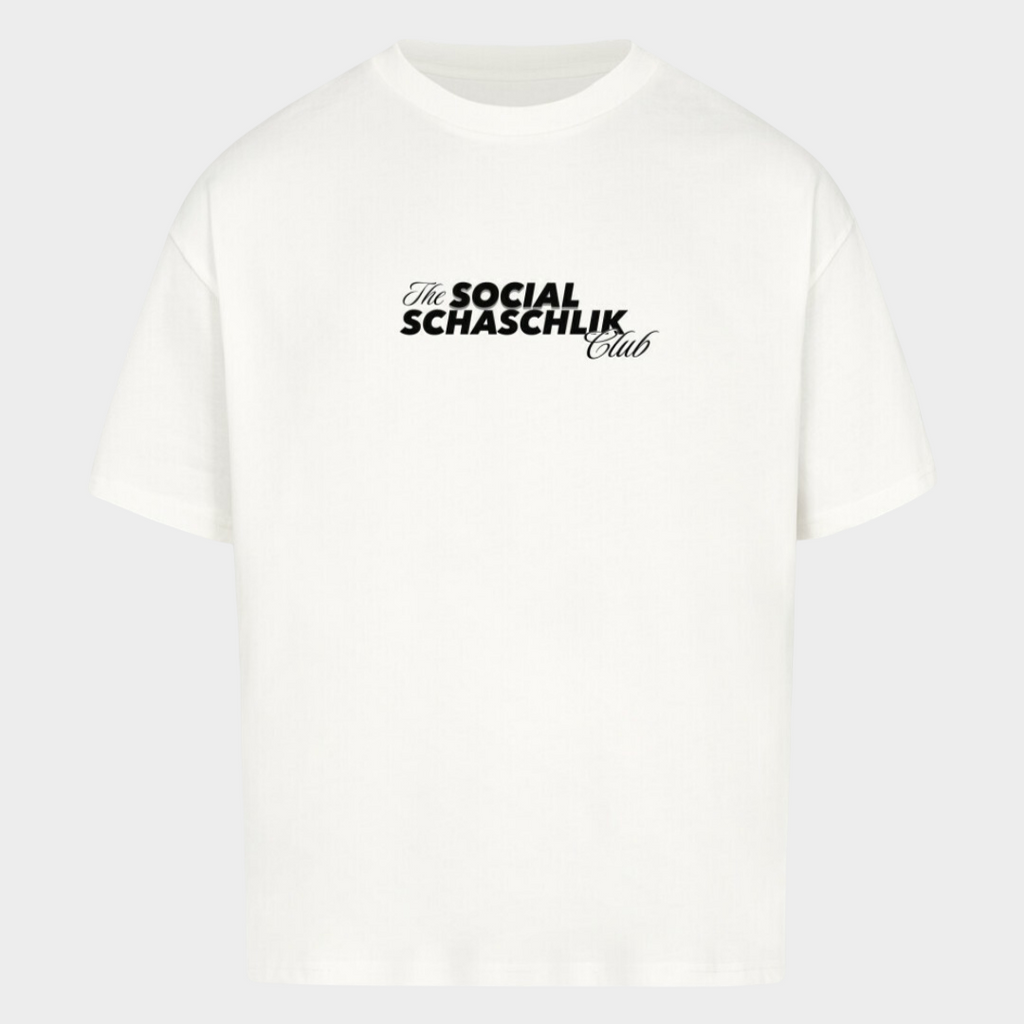 The Social Schaschlik Club - Oversized T-Shirt mit Front & Backprint