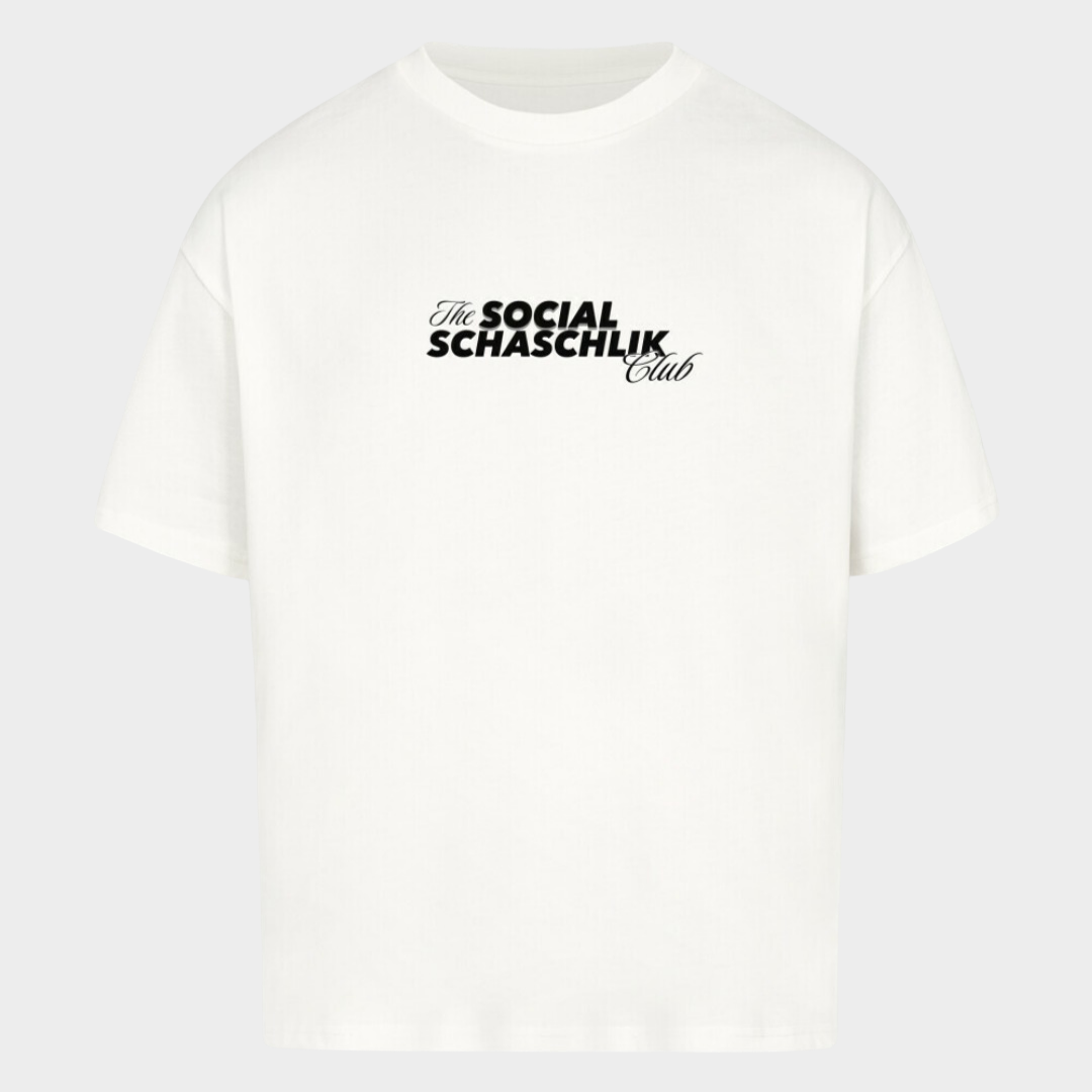 The Social Schaschlik Club - Oversized T-Shirt mit Front & Backprint