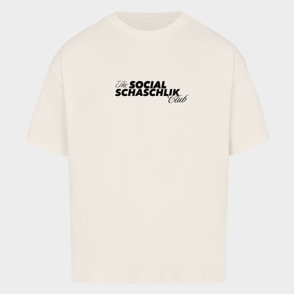 The Social Schaschlik Club - Oversized T-Shirt mit Front & Backprint