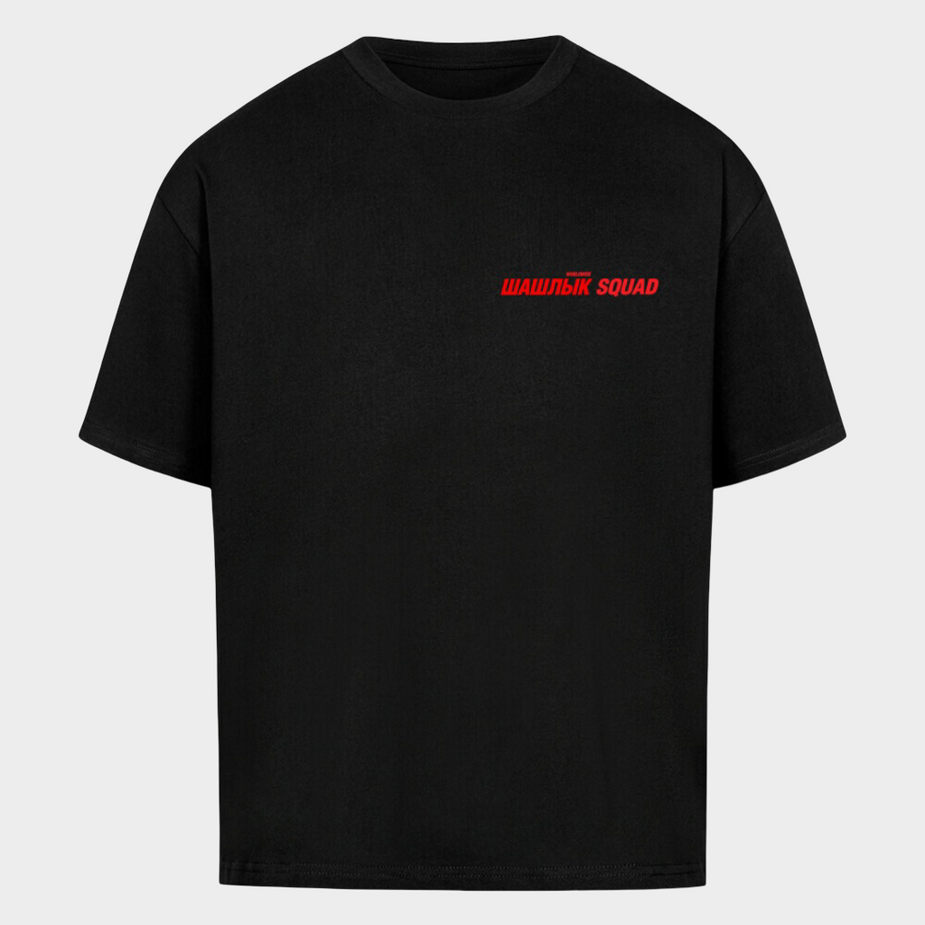 Schaschlik Squad - Oversized T-Shirt mit Front & Backprint