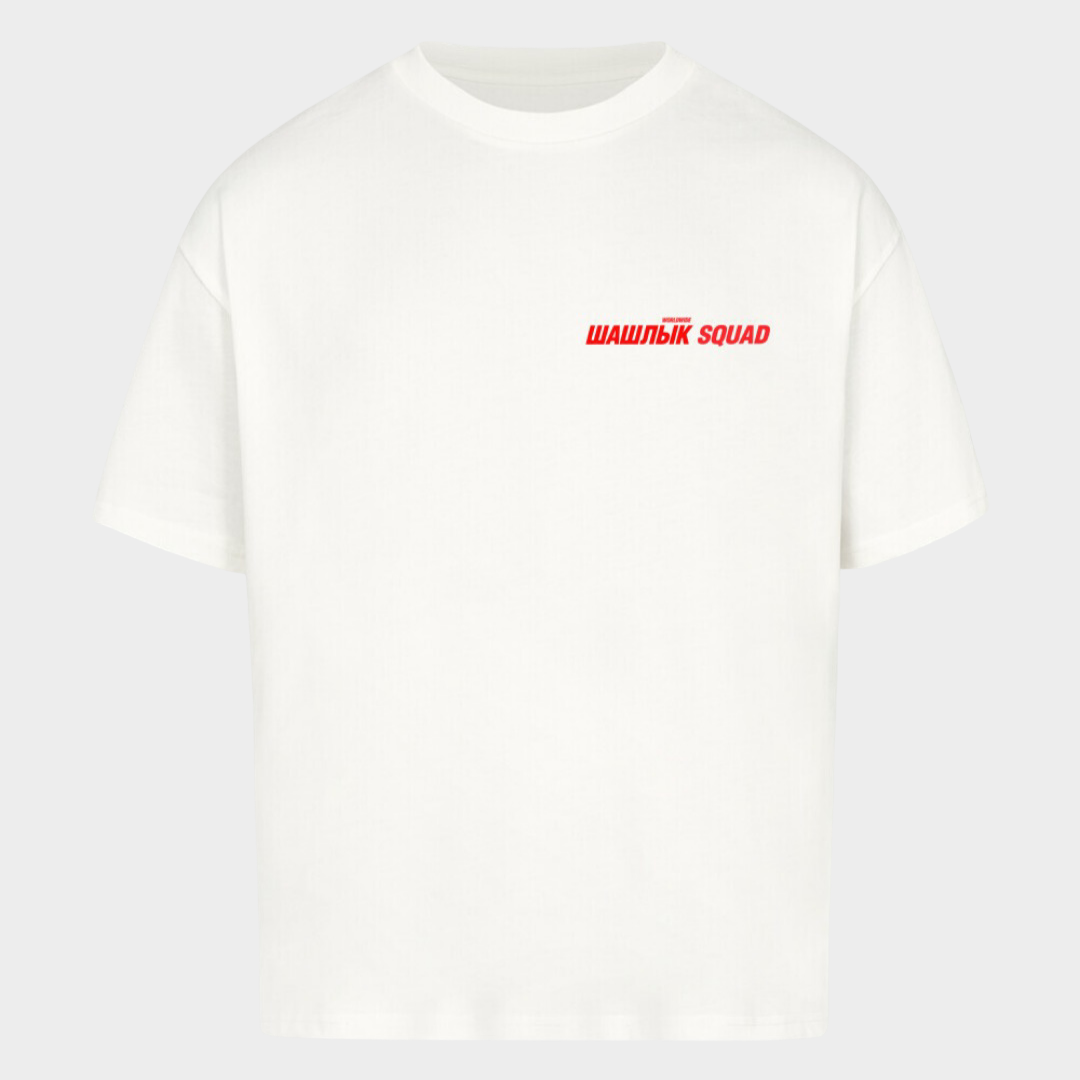 Schaschlik Squad - Oversized T-Shirt mit Front & Backprint
