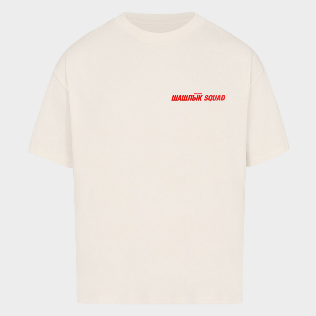 Schaschlik Squad - Oversized T-Shirt mit Front & Backprint