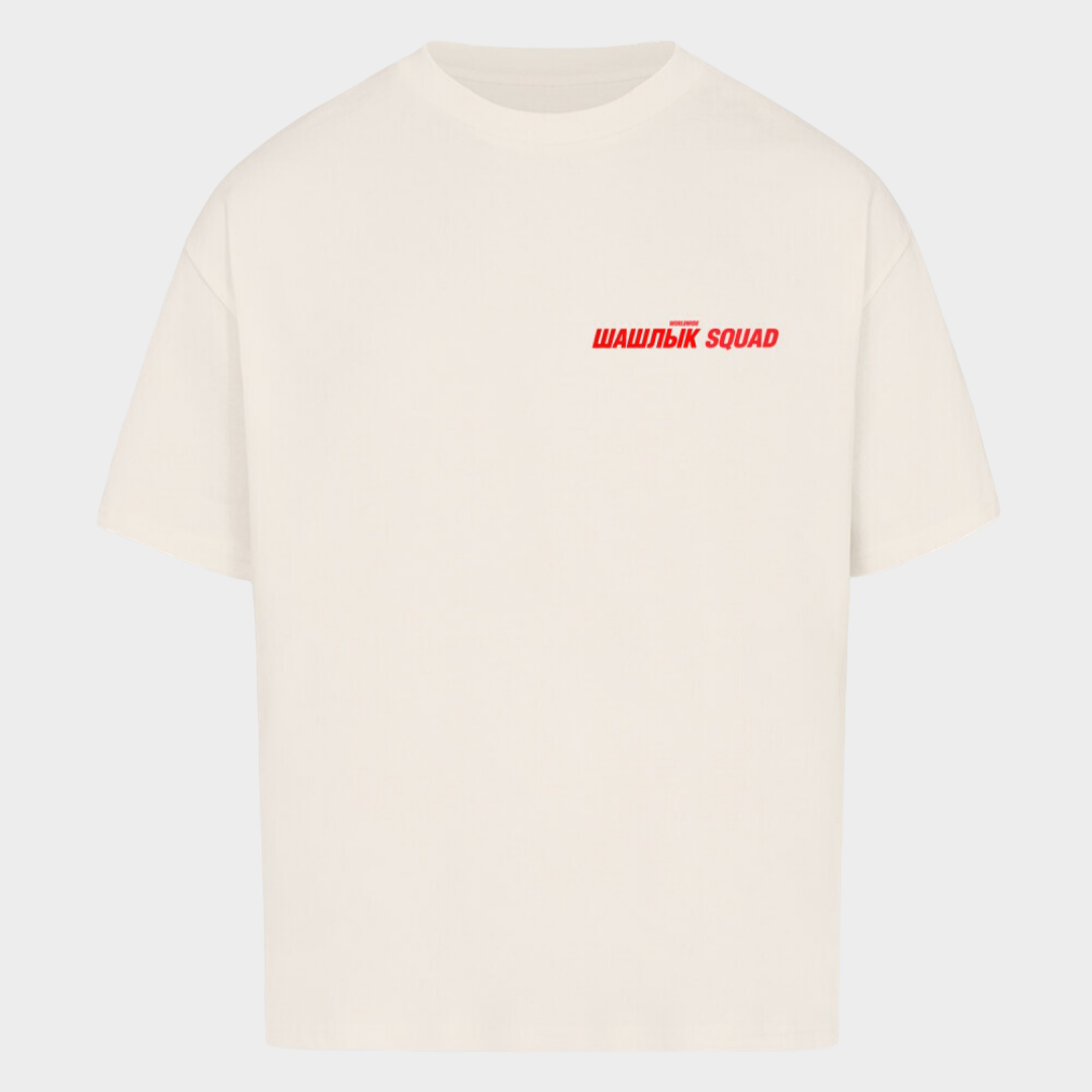 Schaschlik Squad - Oversized T-Shirt mit Front & Backprint