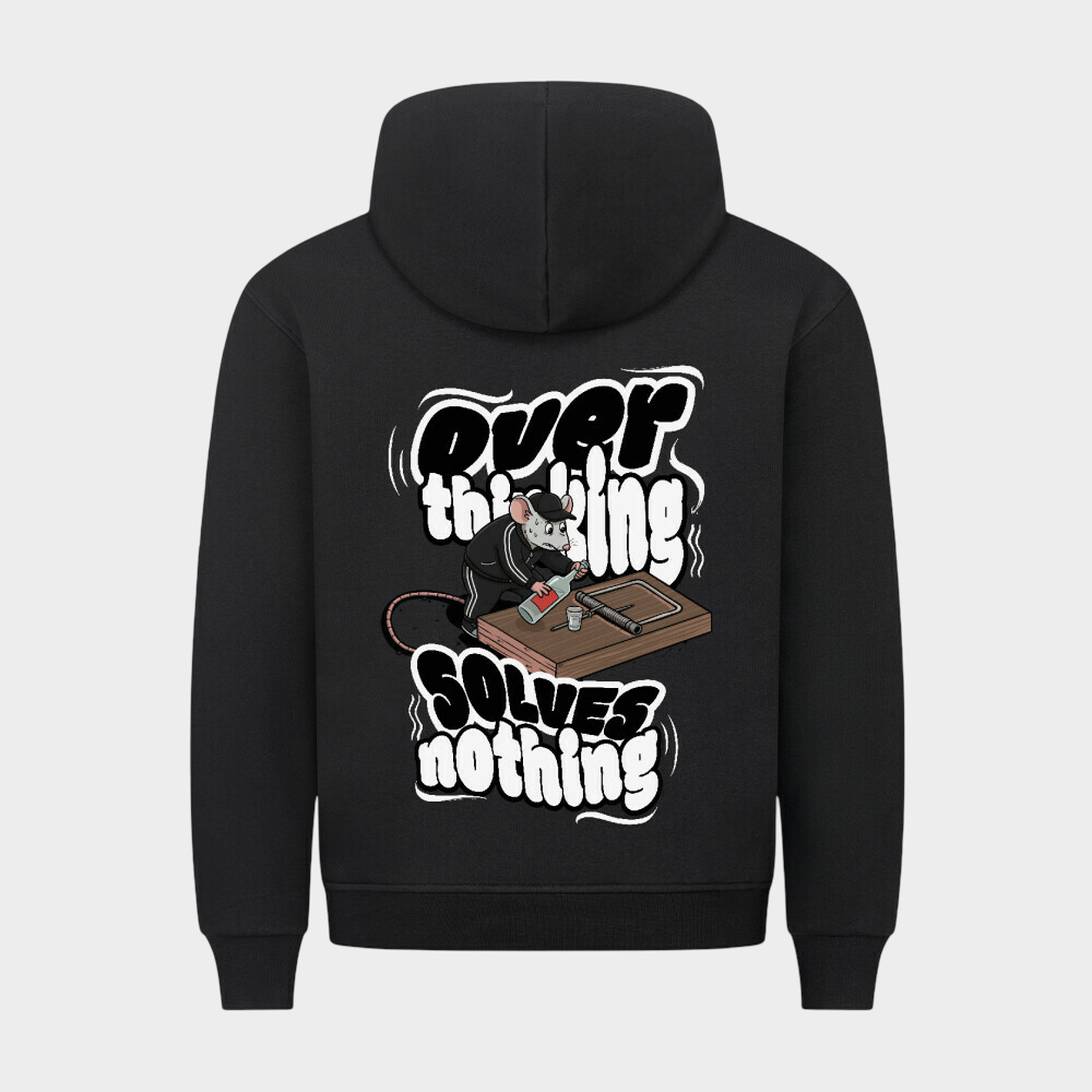 over thinking Vodka Maus - Premium Hoodie