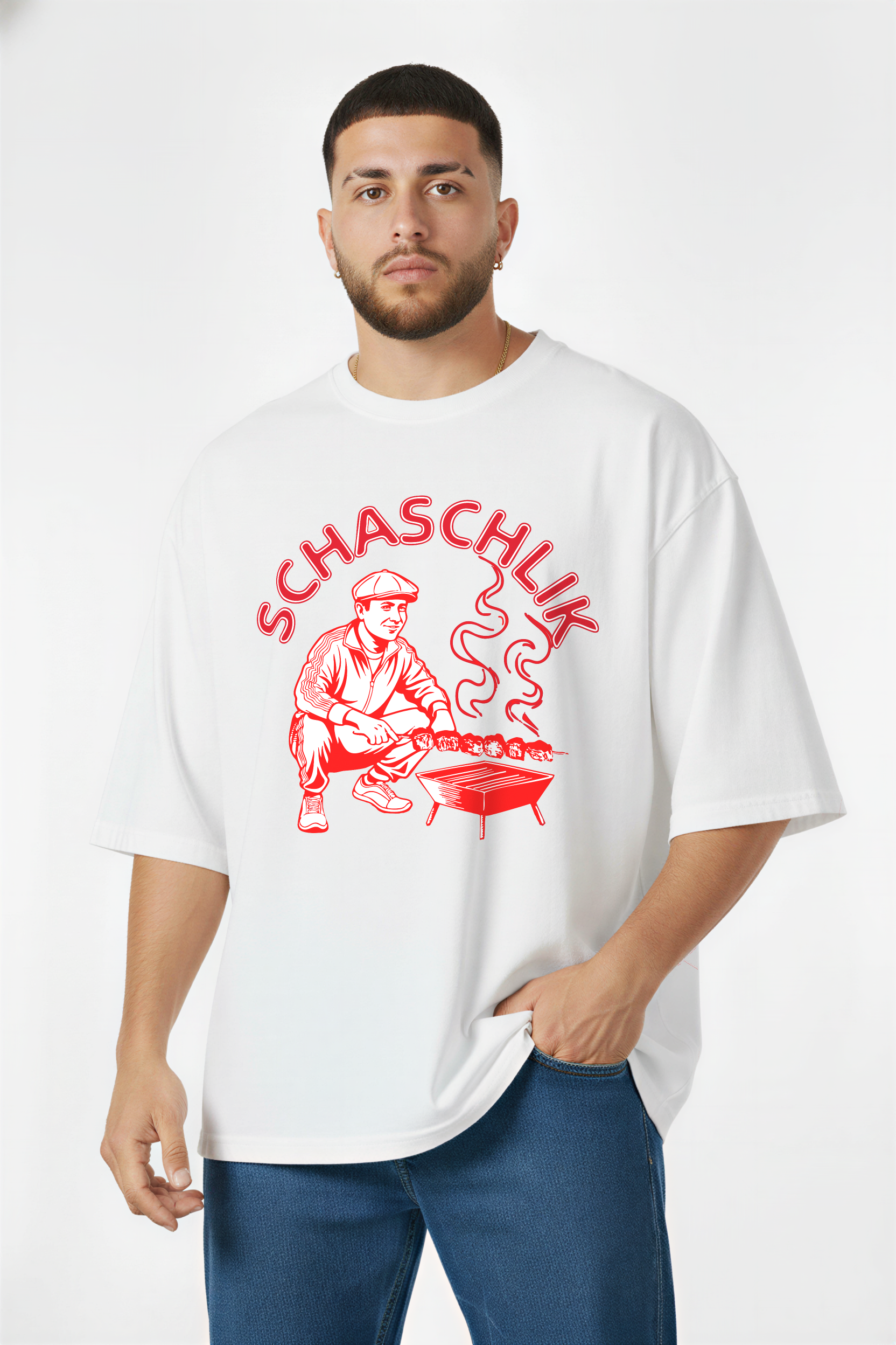 Schaschlik - Premium Oversize T-Shirt