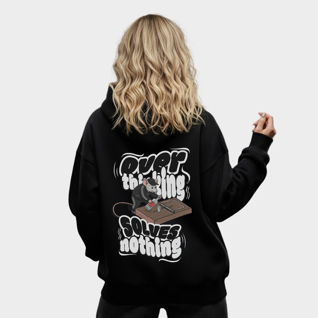 over thinking Vodka Maus - Premium Hoodie