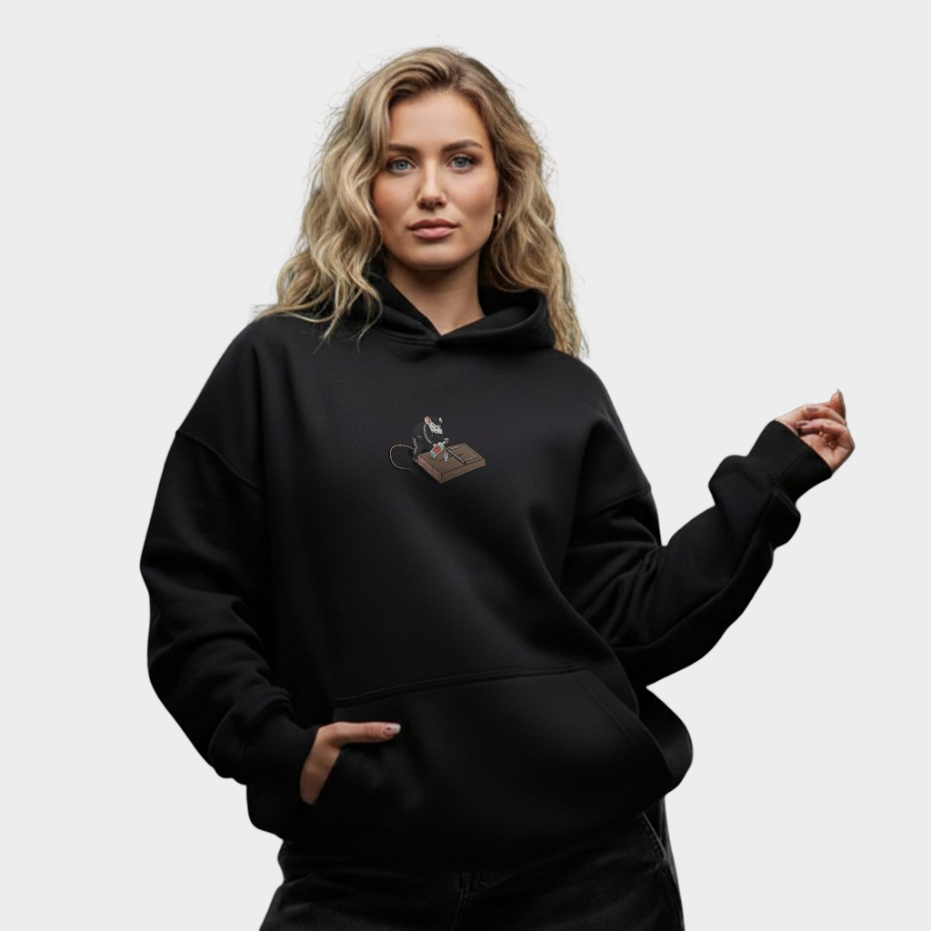 over thinking Vodka Maus - Premium Hoodie