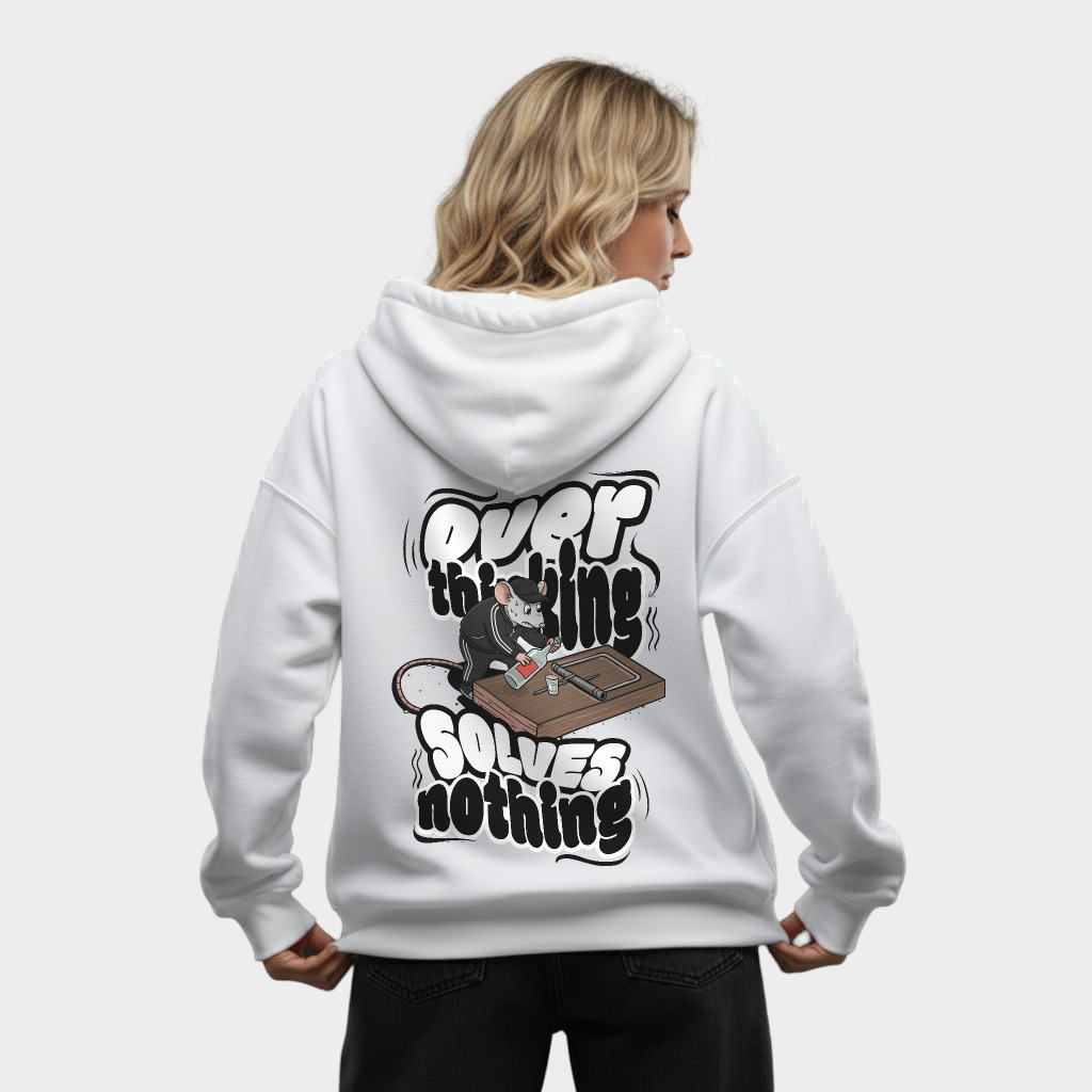 over thinking Vodka Maus - Premium Hoodie
