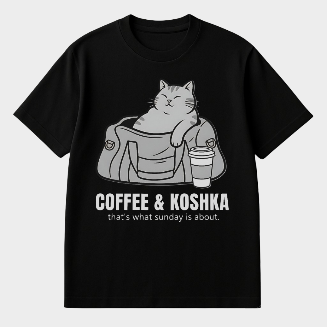 Coffee & Koshka - Premium T-Shirt