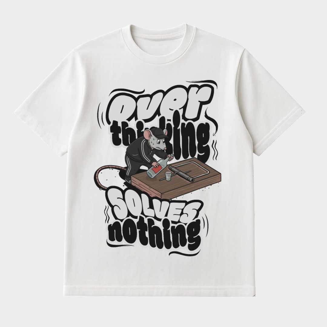 over thinking Vodka Maus - Premium T-Shirt