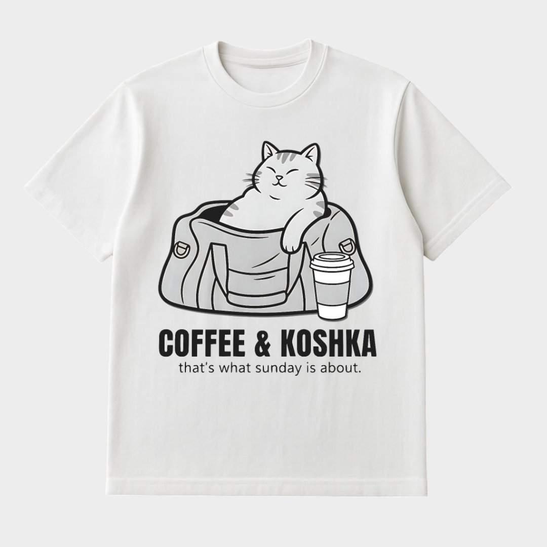 Coffee & Koshka - Premium T-Shirt