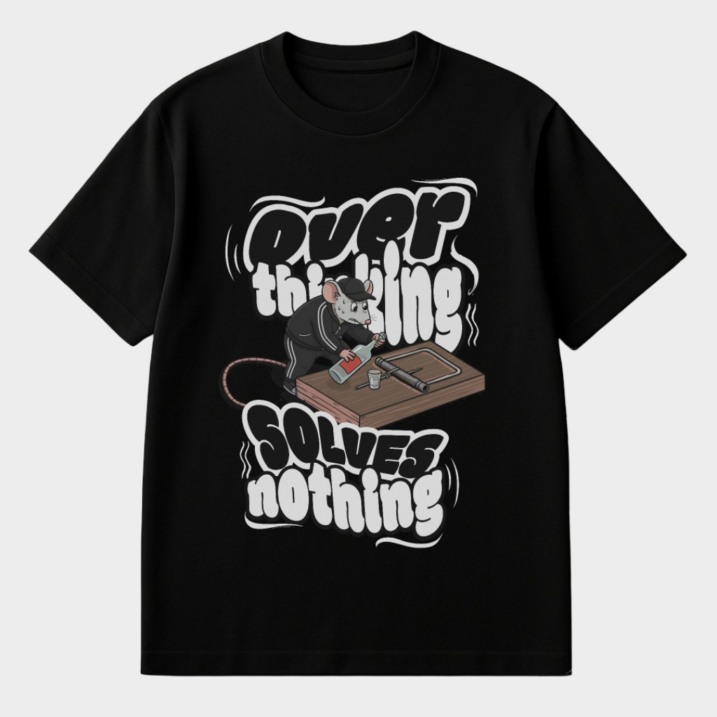 over thinking Vodka Maus - Premium T-Shirt